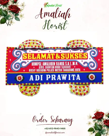 Papan Bunga Ucapan Selamat Cigandeng